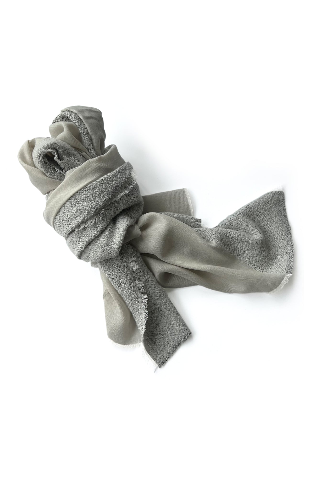 Grey Boucledge Scarf