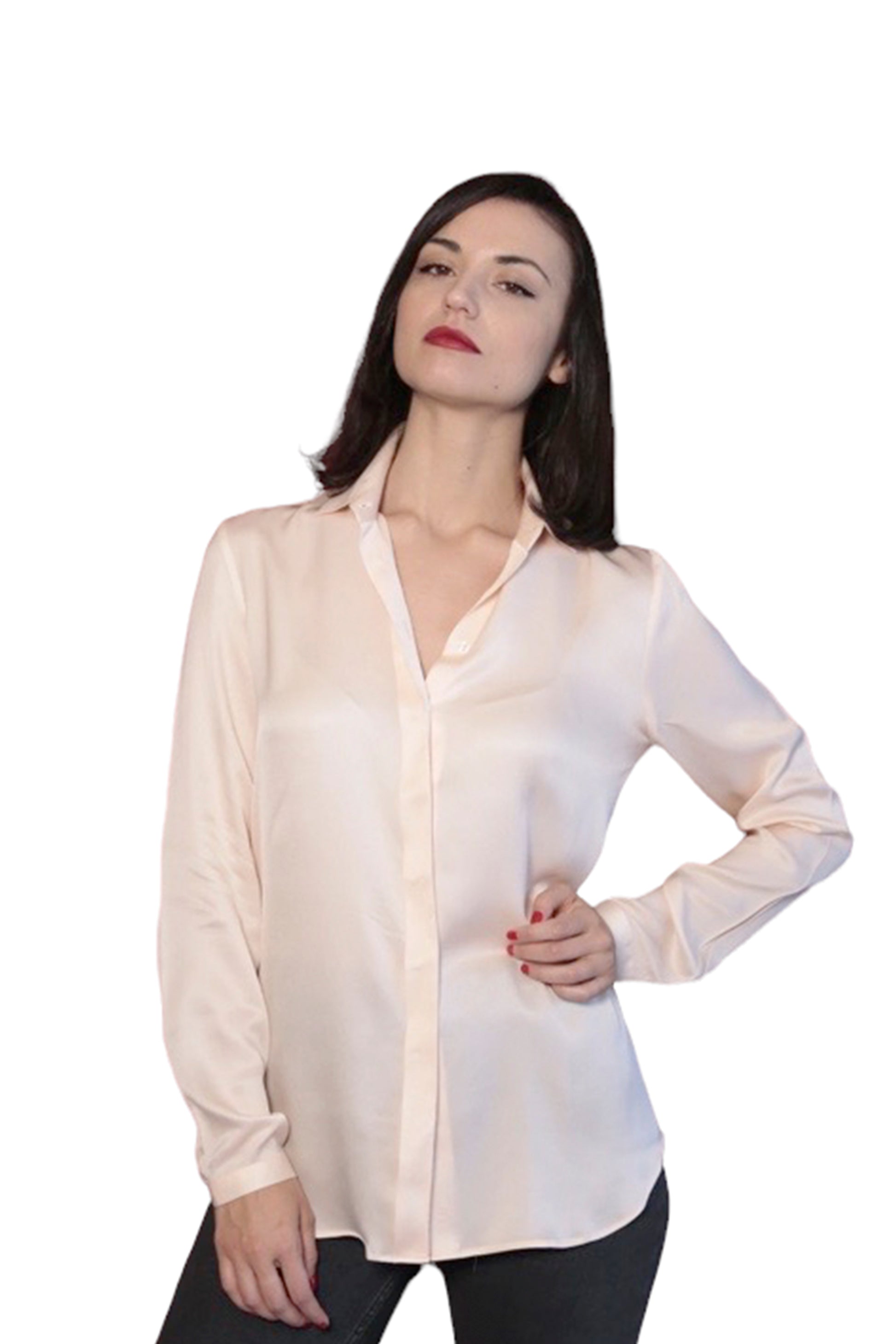 italian silk dress shirts Black pleated silk shirt, handmade in Italy