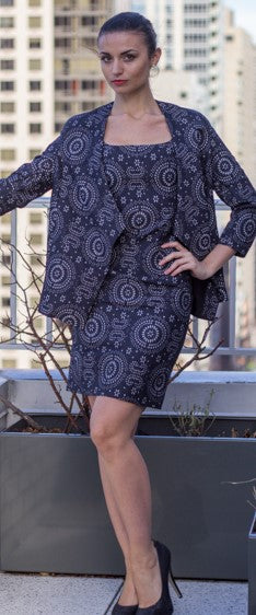 Laser Cut Wool Dress